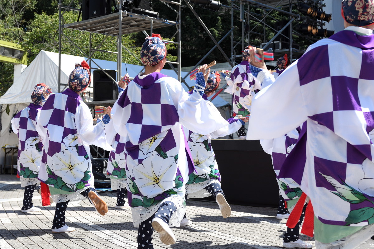 明治神宮奉納　原宿表参道元氣祭　スーパーよさこい2018　「茜丸」さん　東京都_c0276323_23003452.jpg