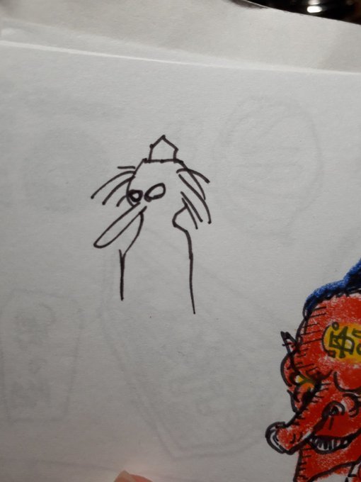 2018/8/29-30ふつう日記;旅行準備のため久しぶりの手書き落書き幻獣図録_b0116271_20384526.jpg