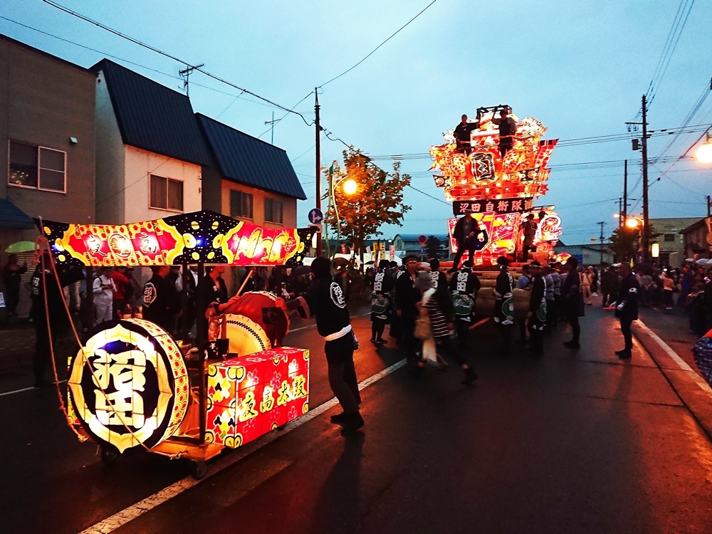 空知へ 沼田町夜高あんどん祭り 未知を開く 道を拓く