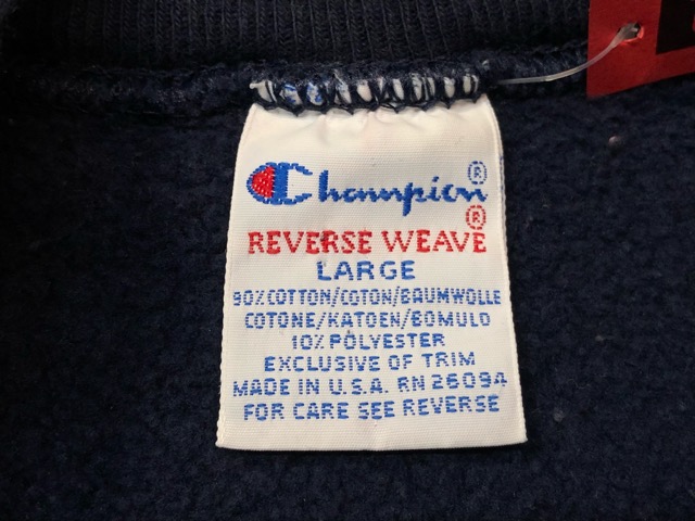 9月1日(土)大阪店秋物スーペリア入荷!!#9 Champion\"Reverse Weave\"編!DoubleFace!!(大阪アメ村店)_c0078587_17374793.jpg