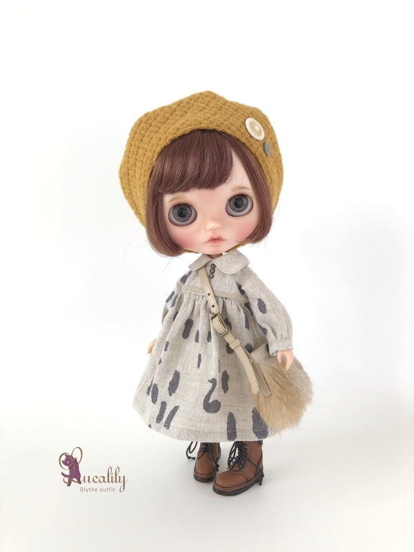 ＊ Lucalily ＊ dolls clothes ＊ Swan dress & salopette pants set＊_d0217189_21180813.jpg