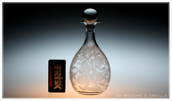 バカラ フォントネイ Baccarat \"Fontenay\" アンティーク オールド バカラ ローズ Carafe 小さなカラフ_d0184921_16433423.jpg
