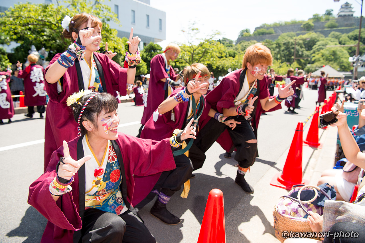 【岡山うらじゃ連 楽鬼】まるがめ婆娑羅まつり2018_d0146295_16292411.jpg