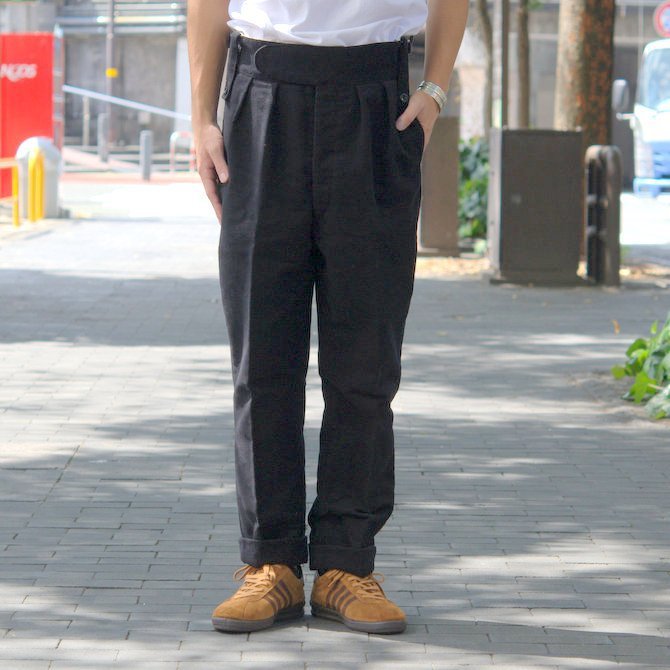 NEAT(ニート)/ NEAT \"Kindermann Moleskin Beltless\" (BLACK)\"_d0158579_20022923.jpg