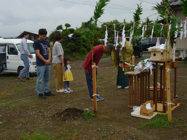 伊勢崎市にて地鎮祭_f0194095_16331947.jpg