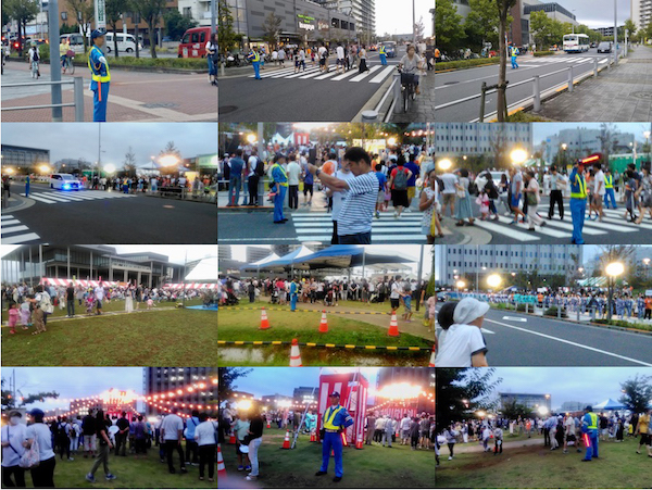 ふるさと葛飾盆まつり 18 とーあ君の警備 ログ