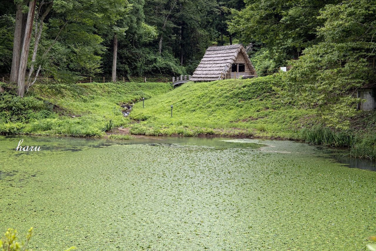 玉泉湖と氷室小屋_f0297537_11355403.jpg