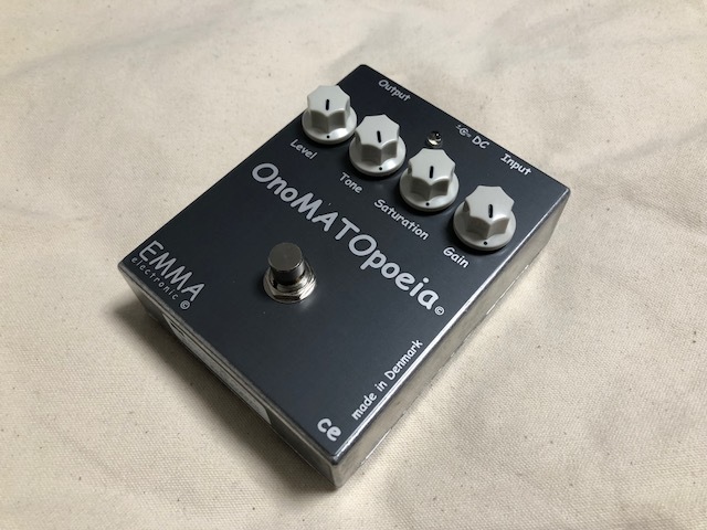 Emma Onomatopoeia オーバードライブ、ブースト Emma Electronic OMP-1 OnoMATOpoeia Boost Overdrive - YouTube
