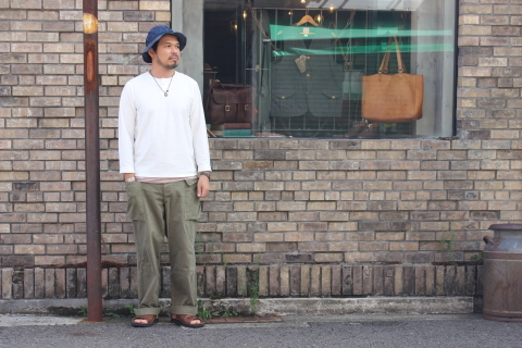 「orSlow」 生地から魅了される\"2 POCKET CARGO PANTS\" ご紹介_f0191324_08392054.jpg