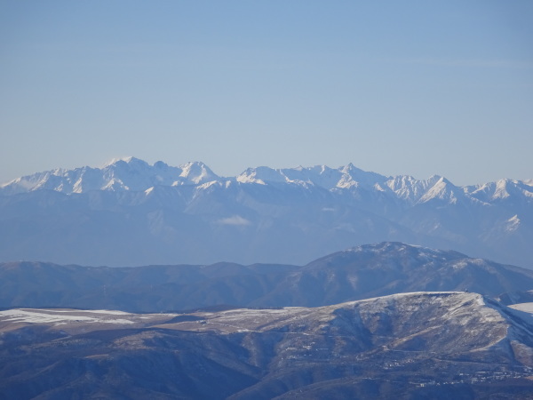 八ヶ岳ブルーと雪山から見る山岳展望_c0066176_14064712.jpg