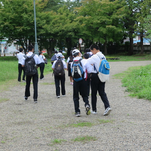 白鷹町立白鷹中学校様が重文本館をご見学_c0075701_15080019.jpg
