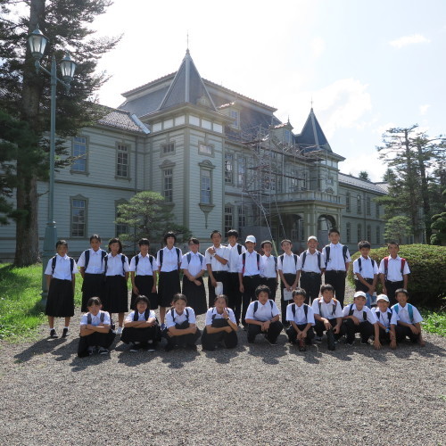 白鷹町立白鷹中学校様が重文本館をご見学_c0075701_15080901.jpg