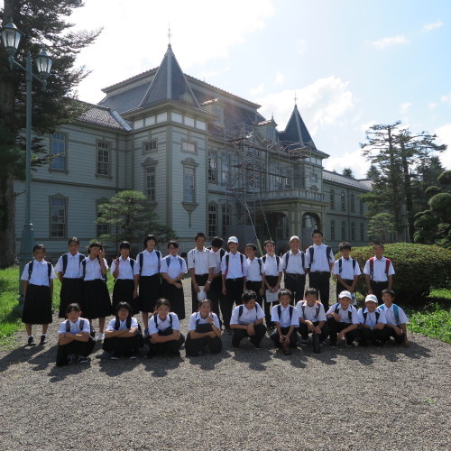 白鷹町立白鷹中学校様が重文本館をご見学_c0075701_15081458.jpg