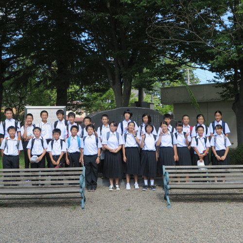 白鷹町立白鷹中学校様が重文本館をご見学_c0075701_15081960.jpg