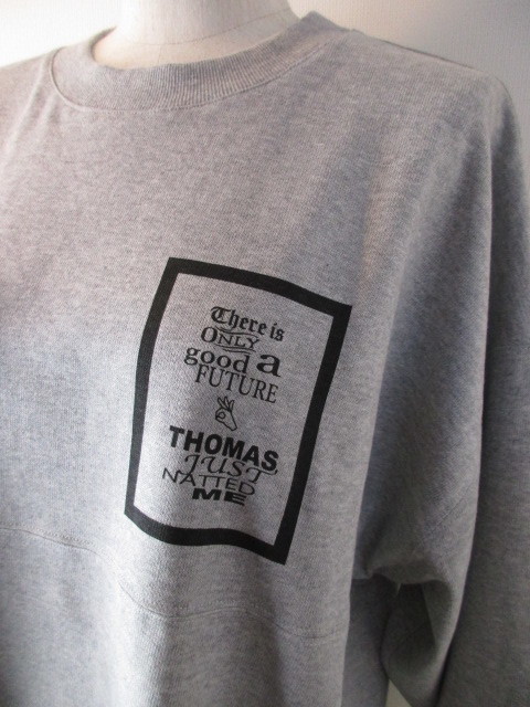 トーマスマグパイ/THOMAS MAGPIE  Jersey stitchロゴロングTシャツ　★_e0076692_18565066.jpg