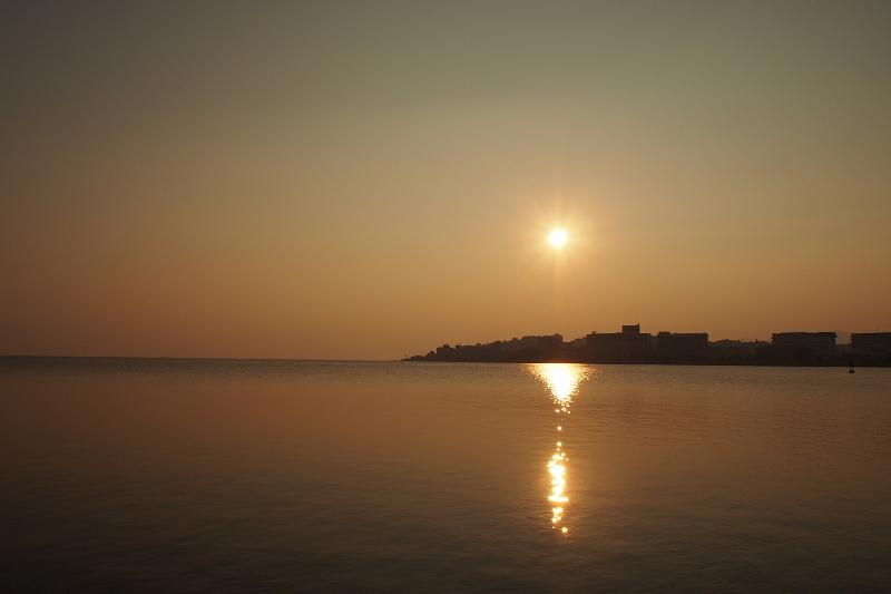 【Photo】宍道湖の夕陽　～太陽の道、ブライダルシルエット、嫁ヶ島_b0008655_19232050.jpg