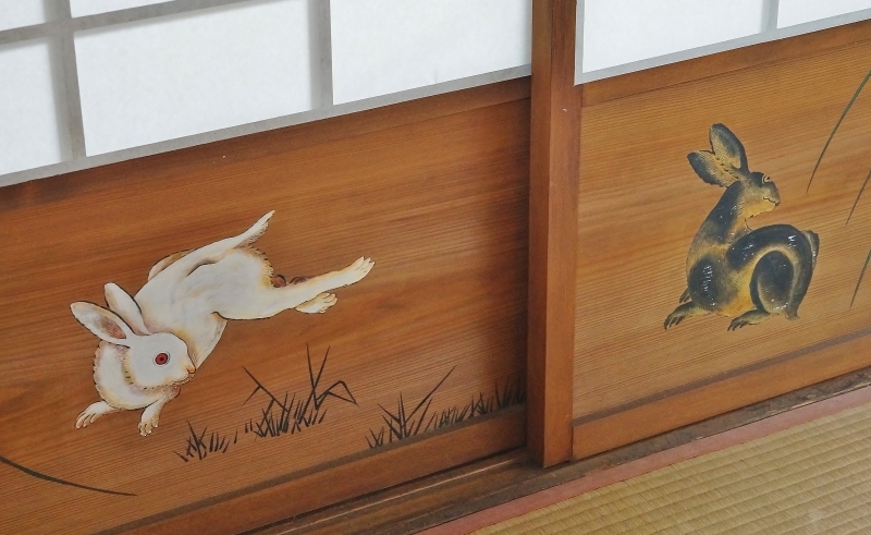 骨董 うさぎ屏風押さえ 鴛鴦 屏風押さえ 銅製 未使用