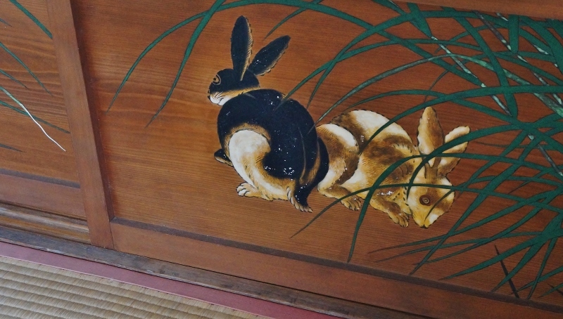 骨董 うさぎ屏風押さえ 鴛鴦 屏風押さえ 銅製 未使用