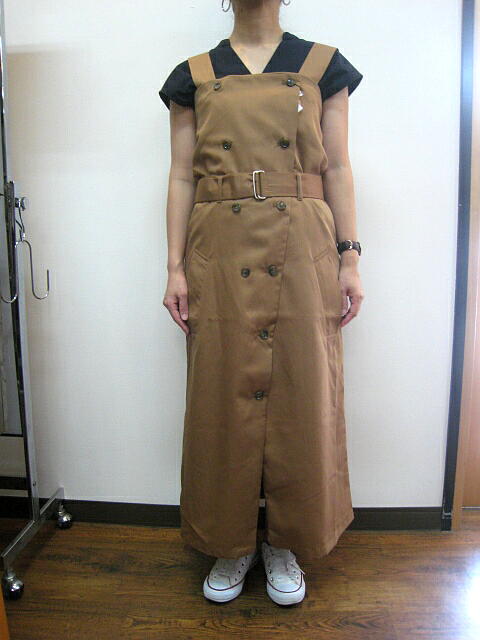 ＯＳＭＯＳＩＳ （オズモーシス） ラップジャンパースカート ＢＥＩＧＥ 　_a0089359_1281410.jpg