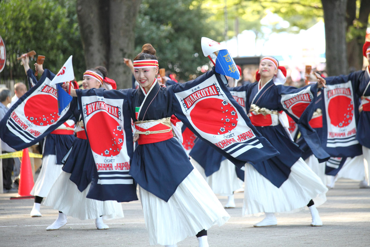 原宿表参道元氣祭スーパーよさこい2018【24】_c0299360_21434293.jpg