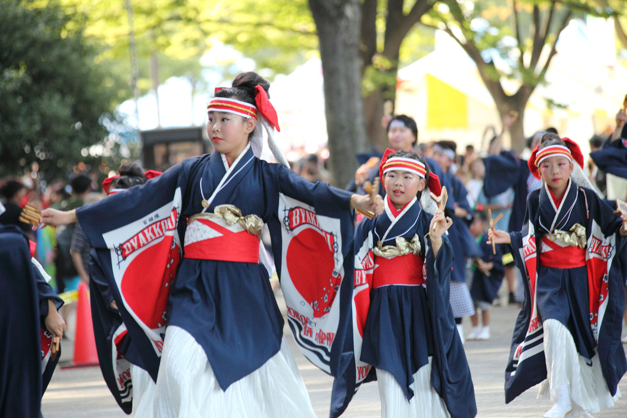 原宿表参道元氣祭スーパーよさこい2018【24】_c0299360_2144419.jpg