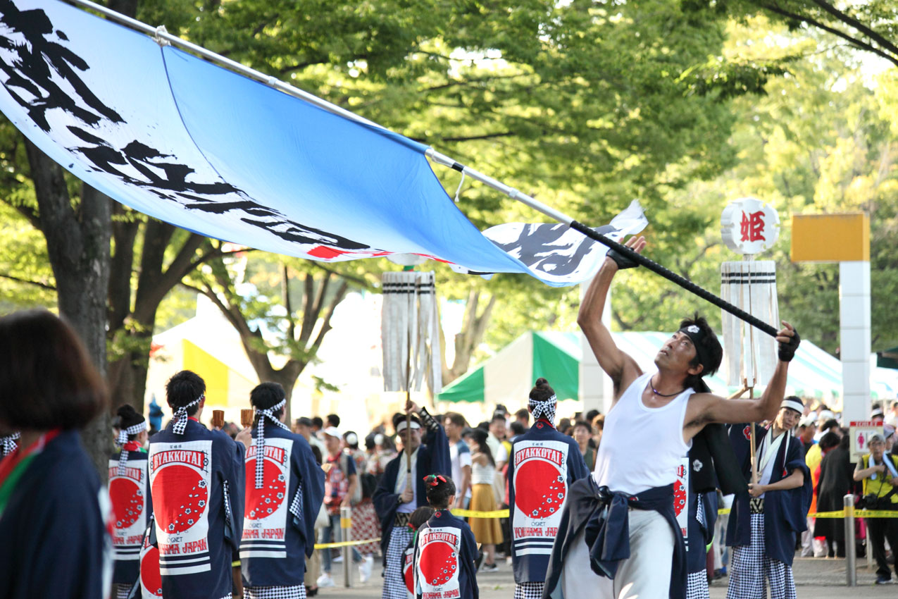 原宿表参道元氣祭スーパーよさこい2018【24】_c0299360_214693.jpg