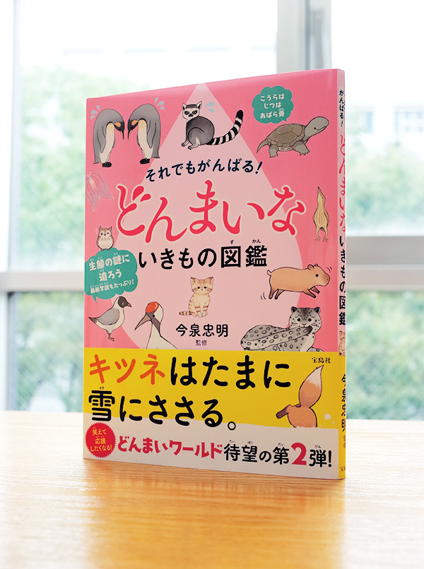 WORKS_book『それでもがんばる! どんまいないきもの図鑑 』_c0048265_18323467.jpg