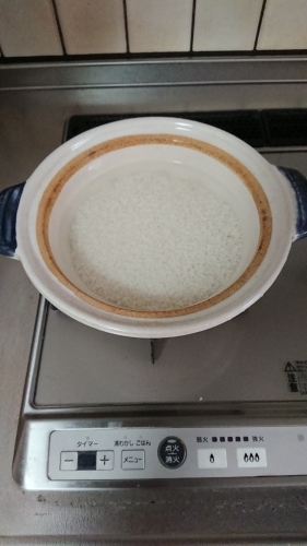 ヤブランの花。土鍋でご飯を炊きました。_d0390236_08025569.jpg