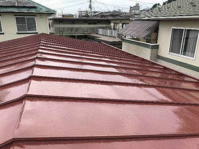 屋根塗装3日目　終了_f0031037_19161957.jpg