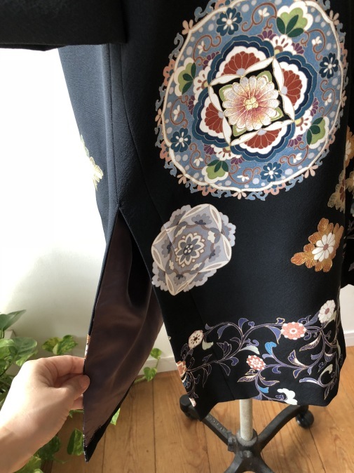 着物リメイク・留袖からコート風ワンピース : harico couture