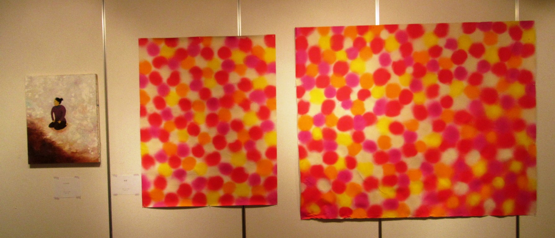 2595)①「群青　挨拶＆『元気展 前期Ｄ室』」 アートスペース201　終了/1月25日（木）～2月6日（火）_f0126829_21292316.jpg