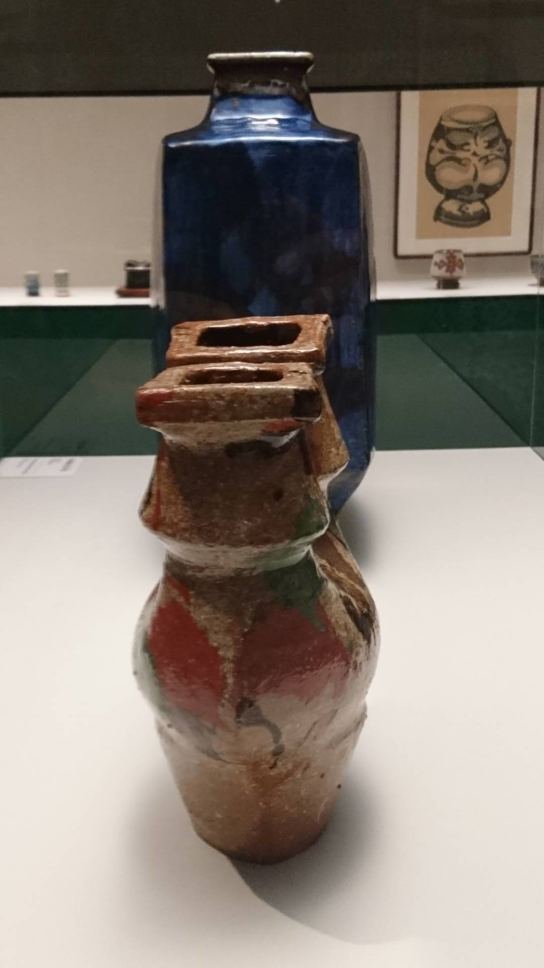 河井寛次郎展@パナソニック汐留ミュージアムにて扁壺を視る : 鴎庵