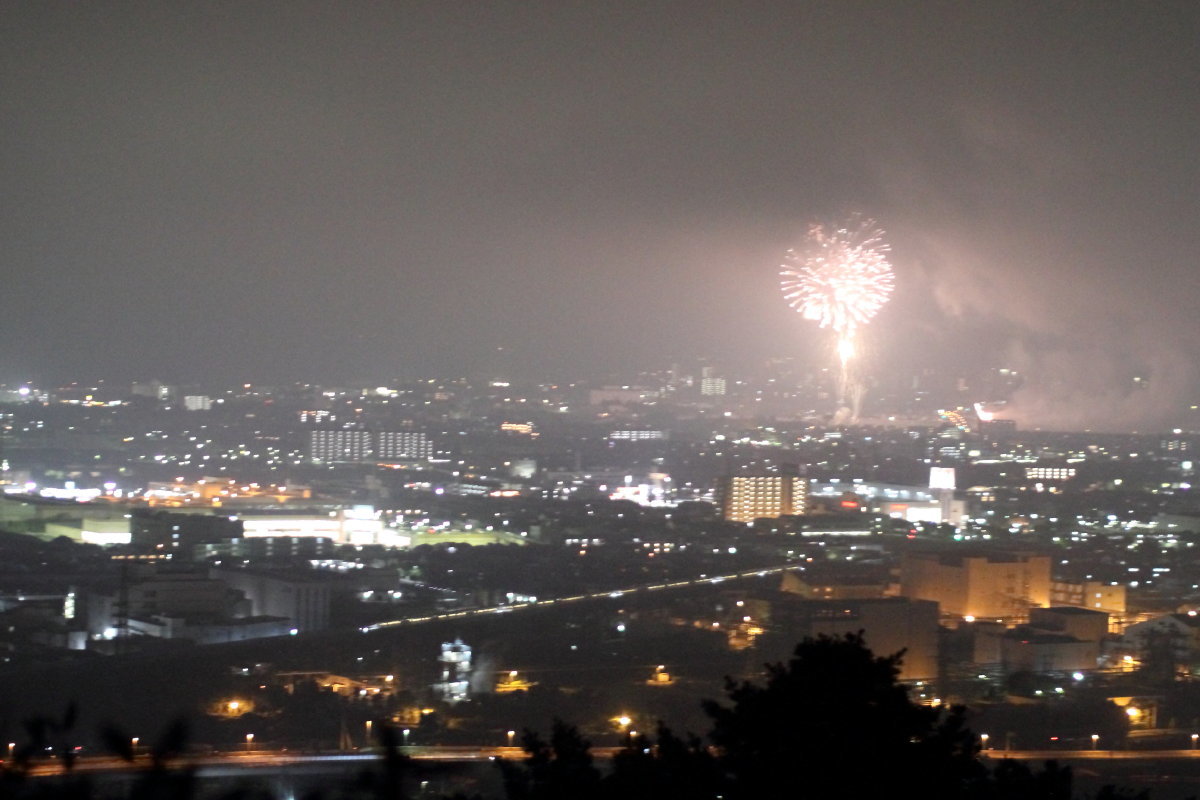 新幹線と夏の夜の花火は、一瞬の儚さ②_e0157717_21074138.jpg