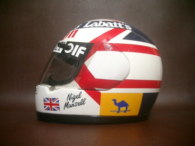 超歓迎された アライ ASTRO-FS ARAI ナイジェル Helmet レプリカ マンセル セキュリティ・セーフティ