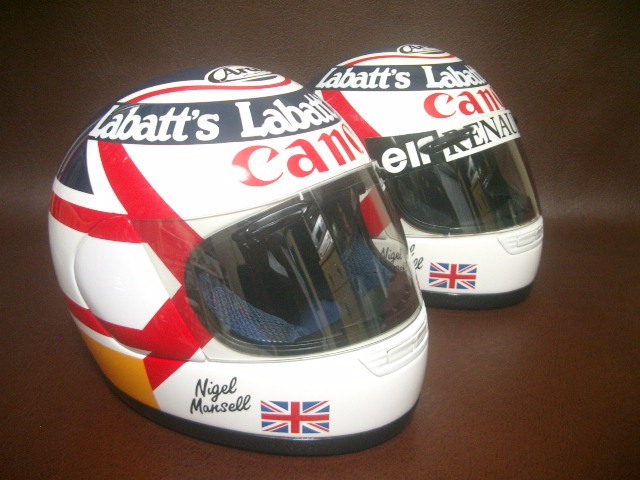 観賞用】Arai astro fs ナイジェル・マンセルレプリカ
