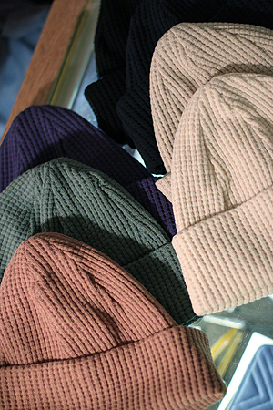 waffle knit cap。_e0186470_20382523.jpg