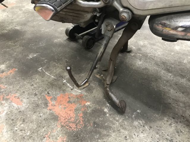 XV750 カスタム R1のフロント周り移植!_a0164918_19495056.jpg