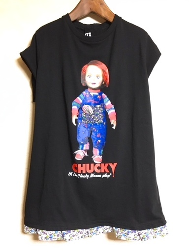 チャッキーＴシャツをリメイク_f0167504_11395750.jpg