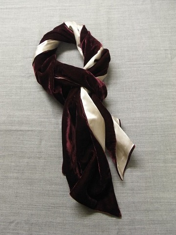 silk and velvet stole_f0049745_14501721.jpg
