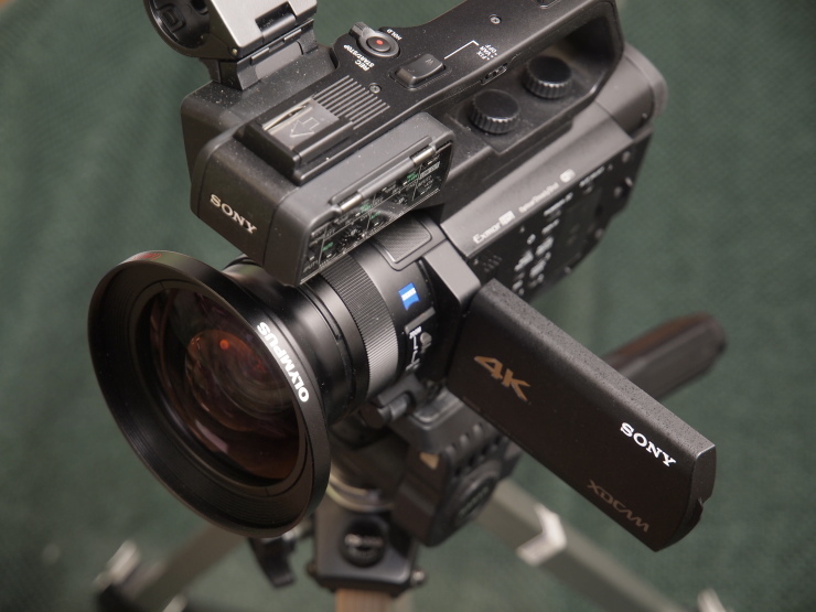 SONY PXW-Z90とワイコン OLYMPUS WCON-08B : ピンボケ日記2 SONY PXW-Z90とワイコン OLYMPUS WCON-08B : ピンボケ日記2