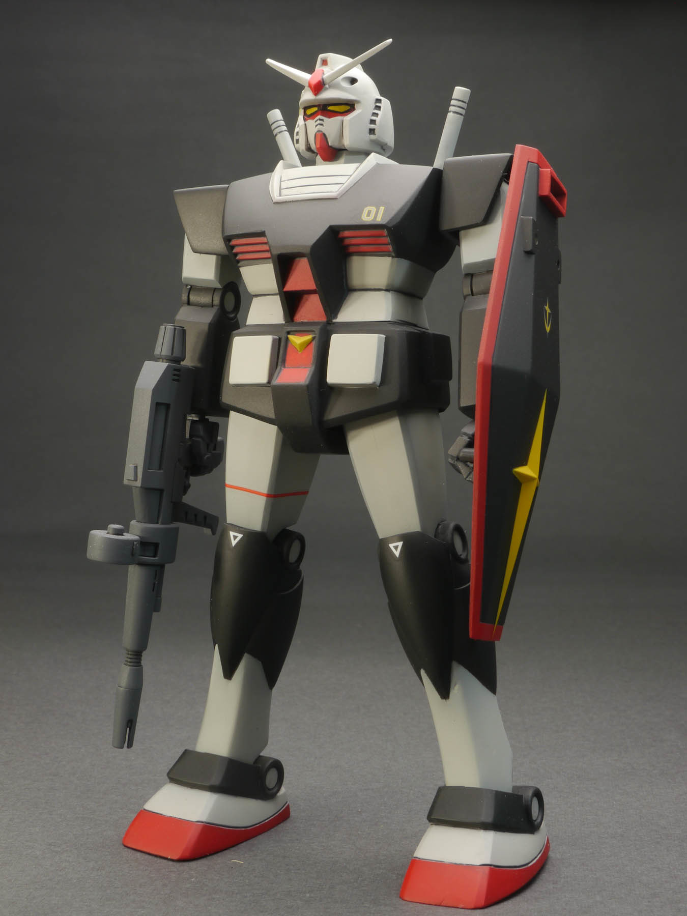 1 144 ガンダムパワーアップ 変化合体精密設計 G アーマー 旧キット 完成品 Dnf