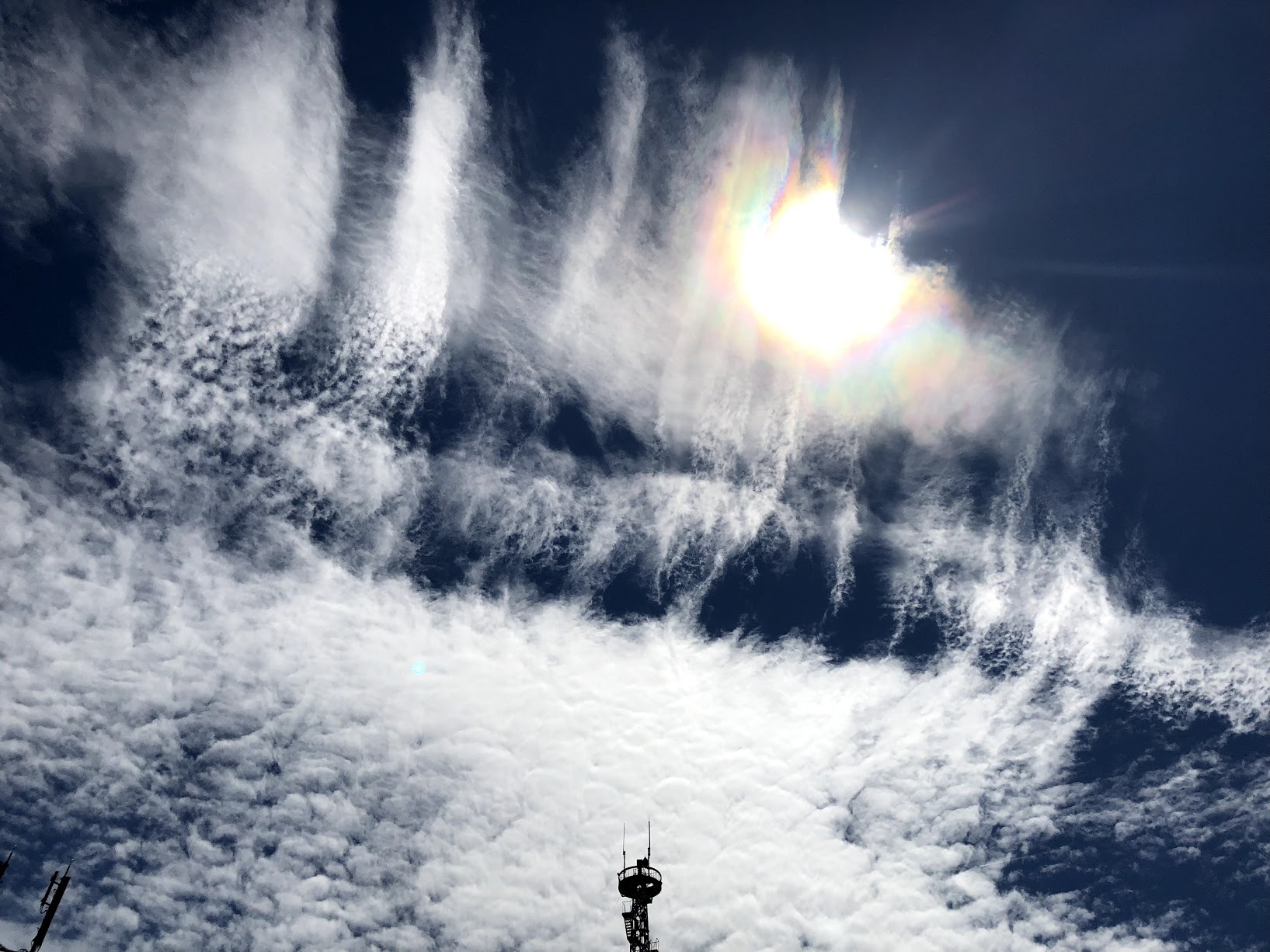 《空と雲》竜馬さんと彩雲～天の恵みに。～_b0298740_21175935.jpg