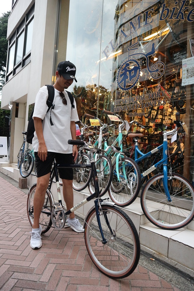 9月17日 渋谷 原宿 の自転車屋 FLAME bike前です_e0188759_19105768.jpg