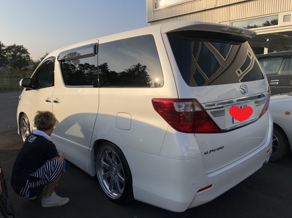 9月18日(火)TOMMYBASE スタッフブログ ☆H様アルファード納車☆_b0127002_11454751.jpg