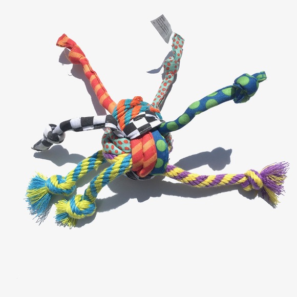 Petstages Rag Rope Ball Roy