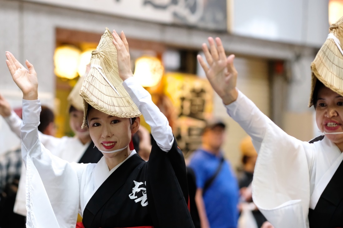 みちのく阿波踊り　２０１８　1n　郡山 ＜７>　阿波踊り連「たまき」②　小金井市_e0143883_20045525.jpg