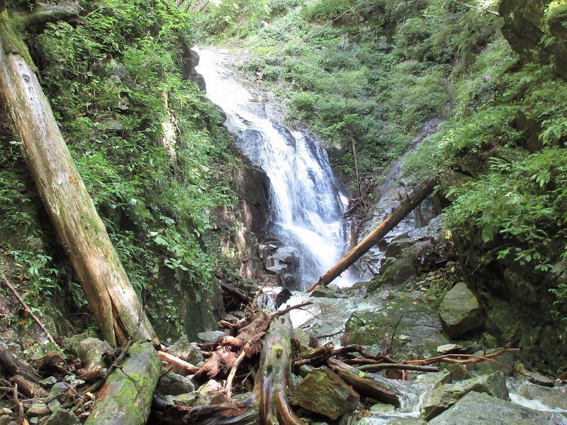 奥秩父　笛吹川東沢鶏冠谷右俣で沢納め　　　　　Stream Climbing in Tosakadani, Chichibu-Tama-Kai National Park_f0308721_20320531.jpg