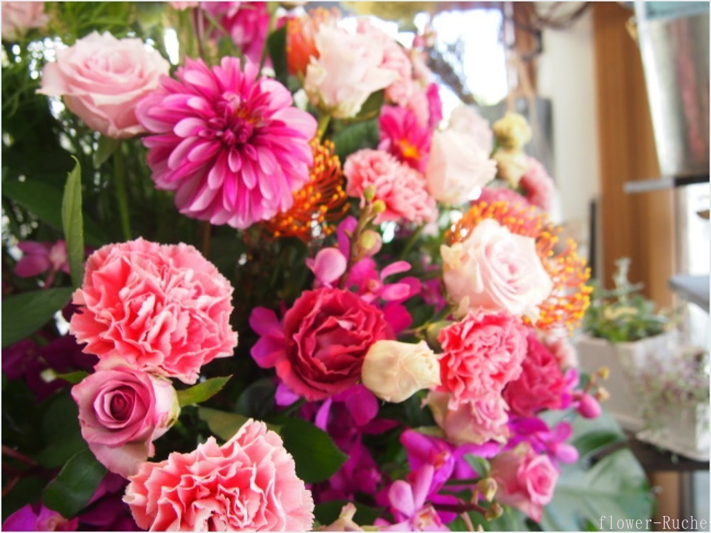 秋のお花の合間に コストコ買い物 ルーシュの花仕事