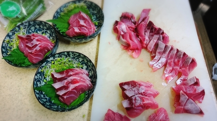 9 19 水 お刺身ランチ お刺身夕御飯 今日のごはんと飲み物日記