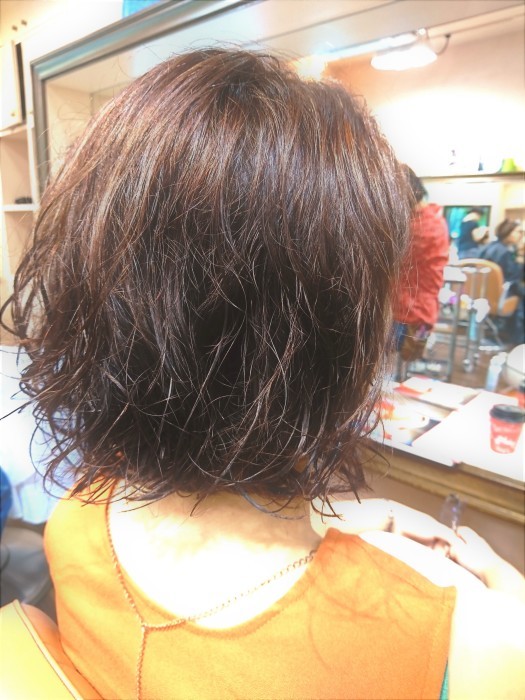 地毛風カラーwithピンクアッシュ!_a0272765_16402045.jpg